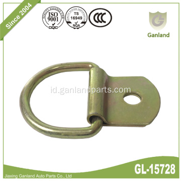 Flush Mount Pan Fitting Fitting Lashing Ring dengan D-Ring